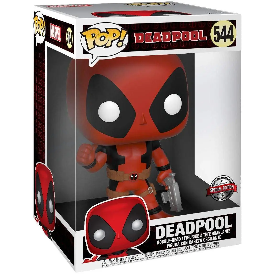 Funko POP! Marvel Deadpool 10 Inch Deadpool #544 [Thumps Up, Red] Exclusive