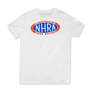 NHRA White Classic Logo T-Shirt