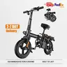750W Folding Electric Bike for Adults, 14" Compact Lightweight Ebike, 48V 12Ah Removable Battery, 22MPH Top Speed, 30+ Miles Range, Multi-Function Suspension, 400 lbs Load, UL 2849 Certified