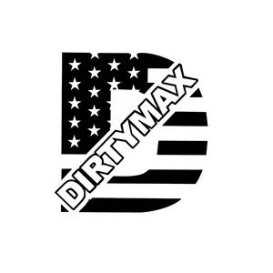 Dirty Max Car Decal - Large 12in X 12in decal- Personalized Car Sticker for a Stylish Look