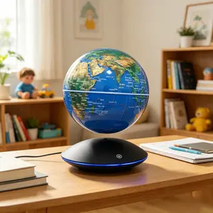 Magnetic Levitation Floating Globe Lamp Rotating World Globe Lamp for Home Office Desk Decor unique gift