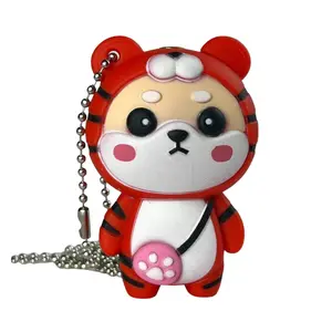 Butane Kitchen Torch (Fuel not Included) Cute Tiger Design, Windproof Torch, Adjustable Flame Size, Refillable, Torch for Cooking, Kitchen, Candles