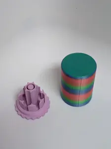 7 - 3ML Cartridge Holder w/ Reconstitution Purge Station - 3D Printed Design for Fridge or Cabinet Use - Storage / Organization