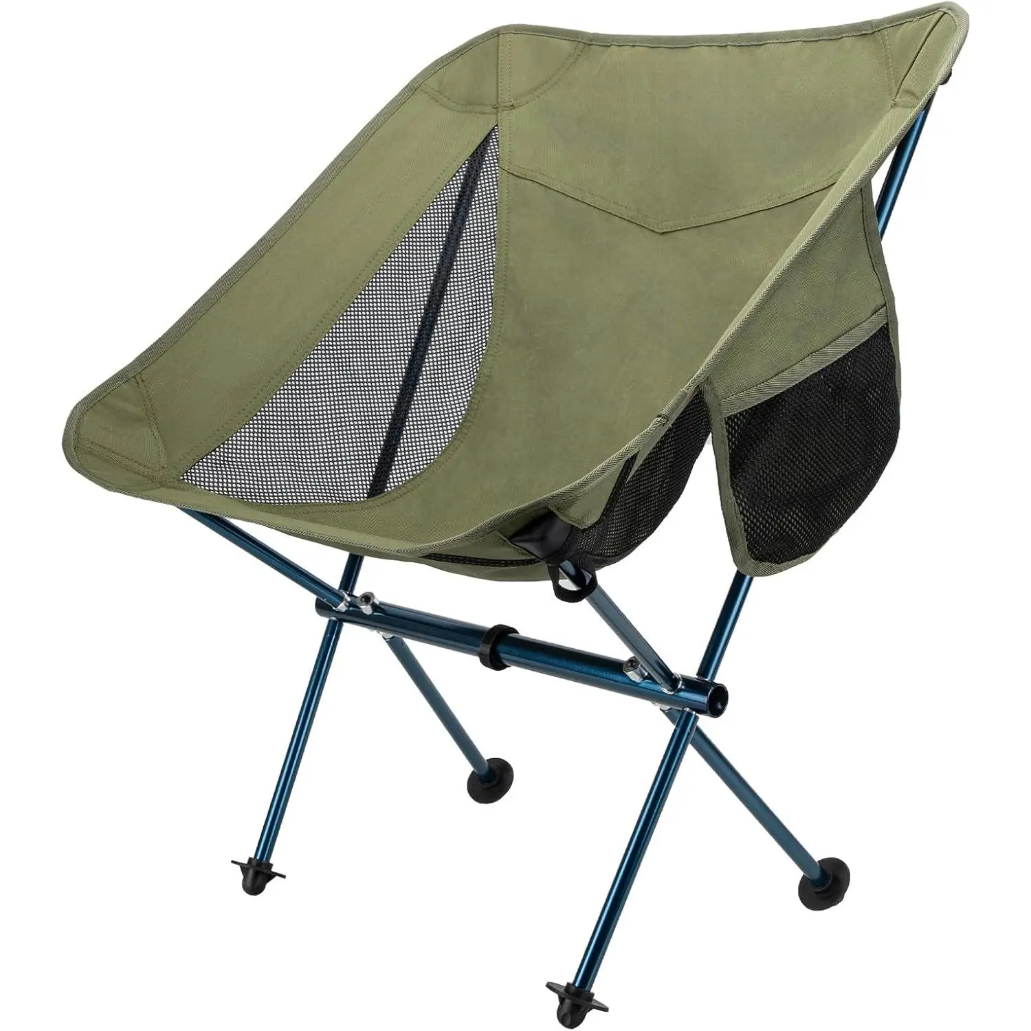 Backpacking Chair Ultralight: Camping Chairs Foldable Portable Compact Supports 330 LBS Green