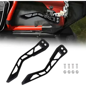 X3 Door Handle Latches Compatible with Can-Am Maverick X3 2017-2023 Black Alloy Steel Handles