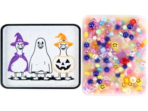 Halloween Goose Picky Pad and Tray- Satisfy Your Urge to Pick, Pop and Peel Stress-Free!