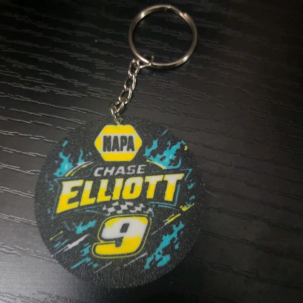 Chase Elliott nascar keychain