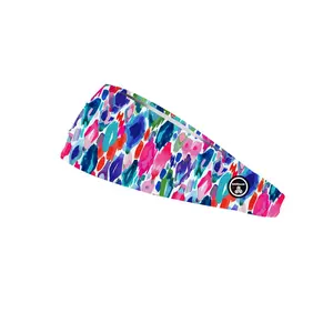 RAVEbandz The Pro - Wide Stretch Headband  (Tear Drops)