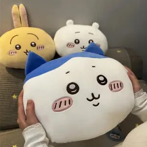 Comfortable Chiikawa Cuddly Plushies Soft Stuffed Anime Hachiware Lovely Usagi Pillow Kawaii Plush Toy Sofa Bed Decor Gifts Girl