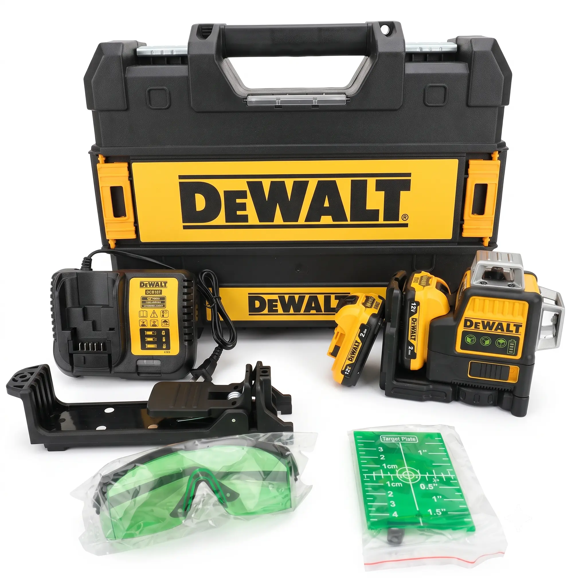Dual Battery Hard Case Laser Level