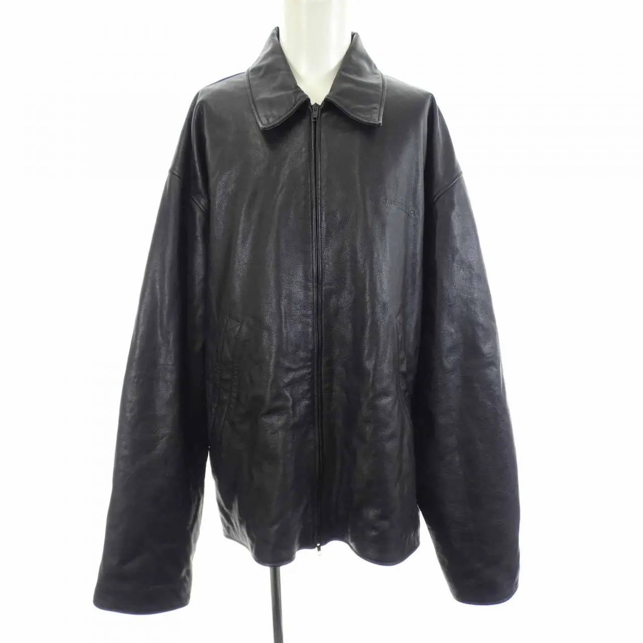Pre-owned Balenciaga Calfskin Small Leather Goods GARDE ROBE Jacket
