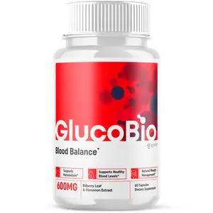 Blood Sugar Balance Pills, GlucoBio Heart Health Support 60 Capsules
