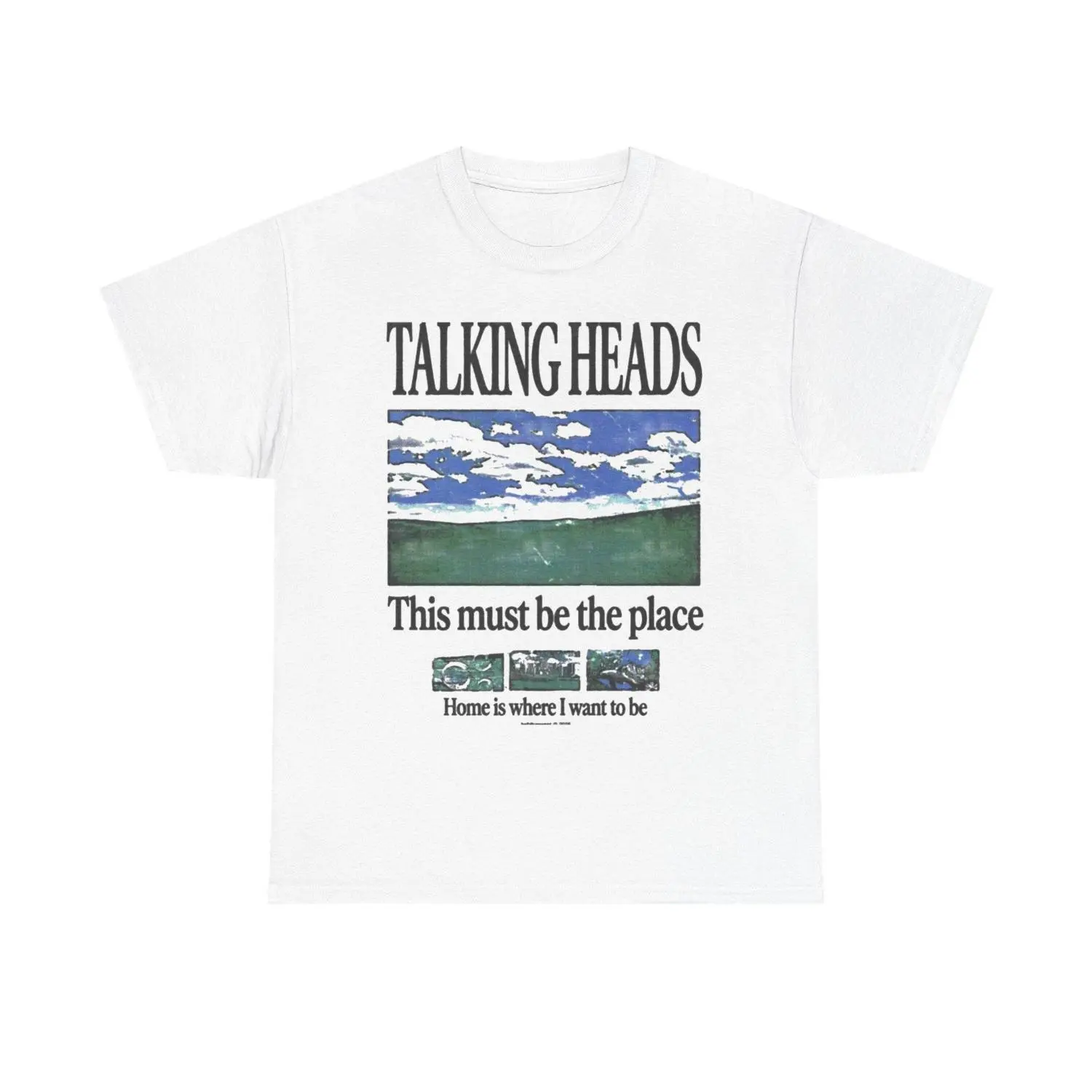 Talking Heads Graphic T-Shirt,This Must Be the Place Lyric Tee,Retro 80s Rock Inspired Shirt, Classic Album Lyric Graphic Unisex T-Shirt For Men Women