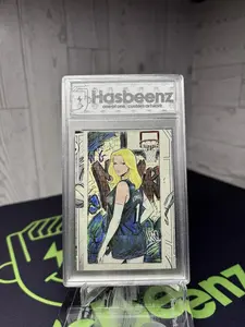 2025 Hasbeenz Emma Frost x Anthony Edwards NBA Acrylic Sketch Card 1/1 Encased