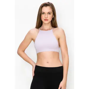 KURVE BUTTER SOFT HIGH NECK BRALETTE
