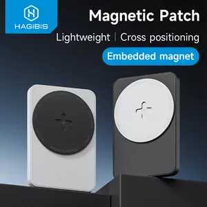 Hagibis Magnetic Adapter Magnet Sticker for Magsafe Accessories Metal Plate Adhesive Patch Bundle Kits SSD Power Banck DAC Amp