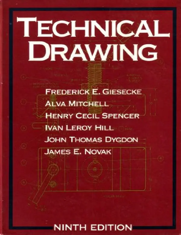 USED Book - Technical Drawing by Frederick E. Giesecke (Hardcover) - english