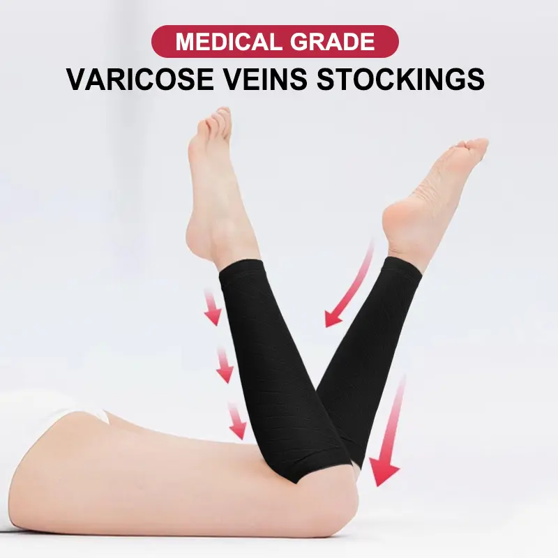 Product Introduction of Tinylemon 3 Pairs Calf Compression Sleeves 20-25mmHg for Women Men Leg Support Running Shin Splints Relief Knee Saver Wellknee Plaster Black Healthcare Tool Patellaband 13