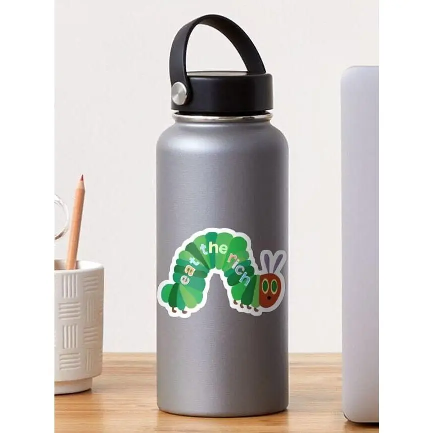 Eat The Rich Hungry Caterpillar  Sticker
