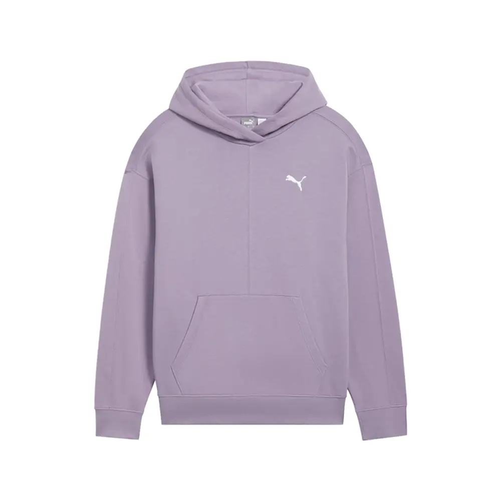 PUMA Womens Her Long Sleeve Hoodie Casual Outerwear Casual - Purple