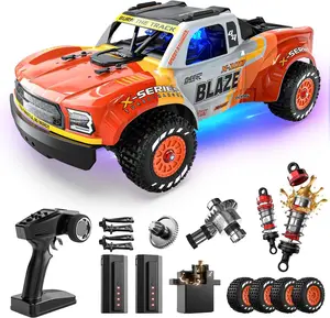 DEERC 1205 1/14 Brushless RC Car,Max 43 mph,High Speed Electric 4x4 Off-Road RC Truck, Waterproof Monster Truggy, All Terrain Fast Remote Control Drift Car for Boys 8-12, 3S Lipo Batteries outdoorfun