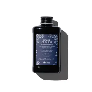 Davines Heart of Glass Silkening Shampoo for Blonde Care, Nourishing Protection for Natural Or Cosmetically Treated Hair
