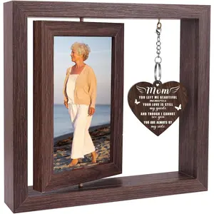 Memorial Gifts for Loss of Mom, Sympathy  for Loss of Mom Memorial Picture Frame, In Memory of Mother Grief Remembrance Bereavement Funeral Condolence Gifts for Loss of Mother, Display Two 4x6 Photos