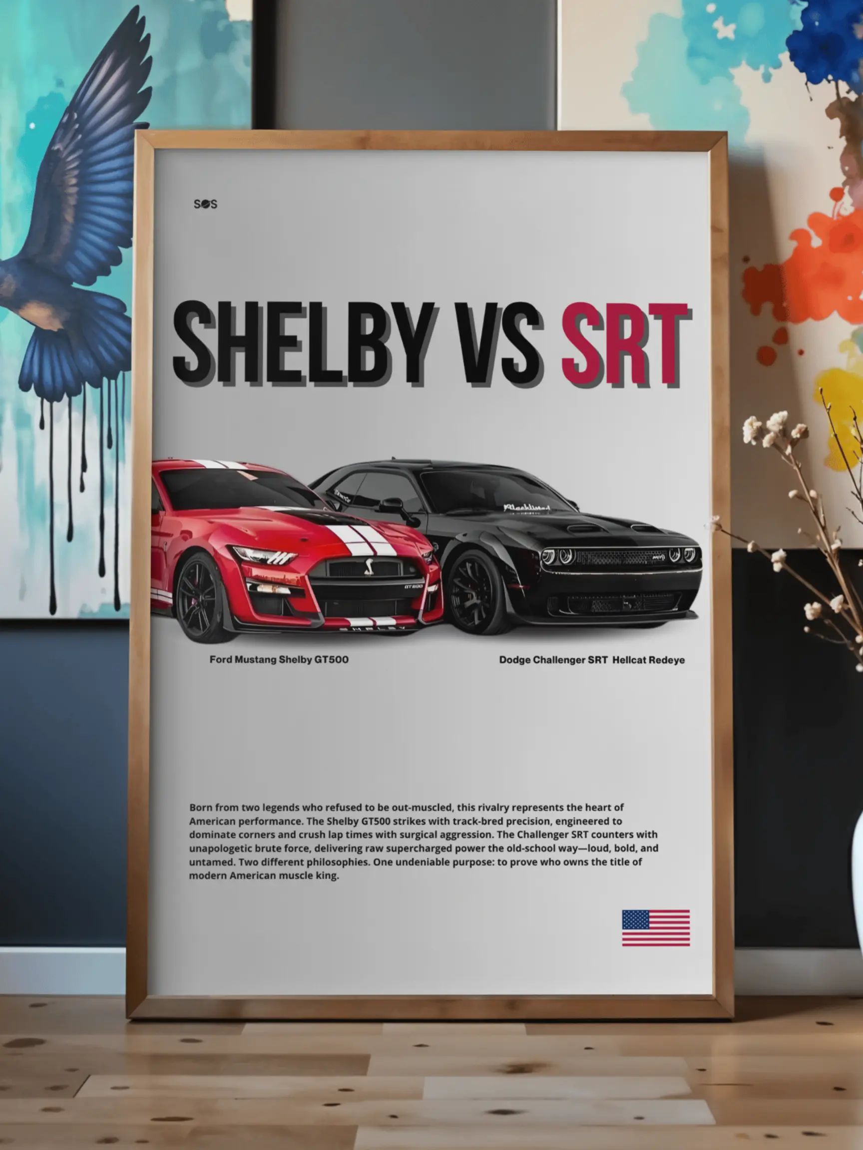Shelby Vs SRT - Rival Editions Poster