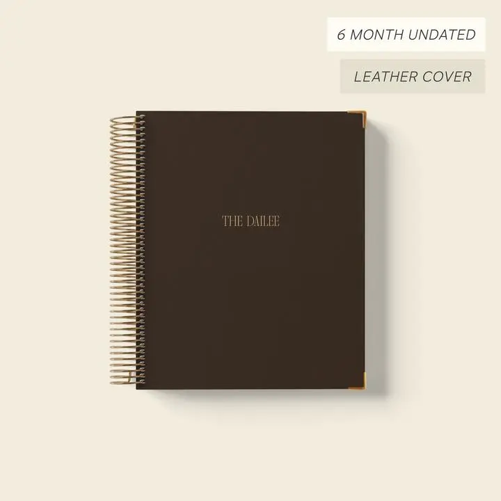 Undated Daily Planner Undated Daily Planner