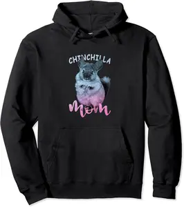 Chinchilla Retro Look Pullover Hoodie - Mohamedab Shop 98B0B1YDVCJS