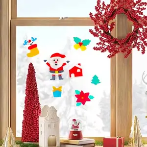 Four mixed medium-sized Christmas decoration stickers balloon vertical christmas tree lights Ornaments