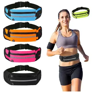 Breathable Outdoor Waist Bag for Hiking & Cycling Adjustable Elastic Waistband Waterproof Durable Polyester Phone Pocket Ideal for Running Jogging Cycling