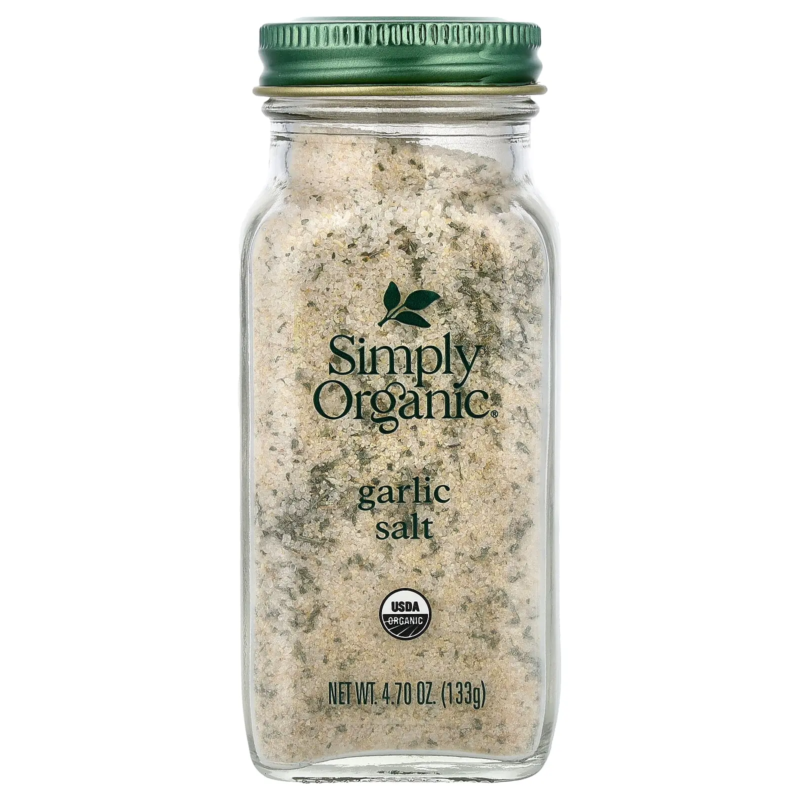 Simply Organic Garlic Salt, 4.7 oz (133 g)