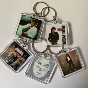 Michael Jackson Album Keychains