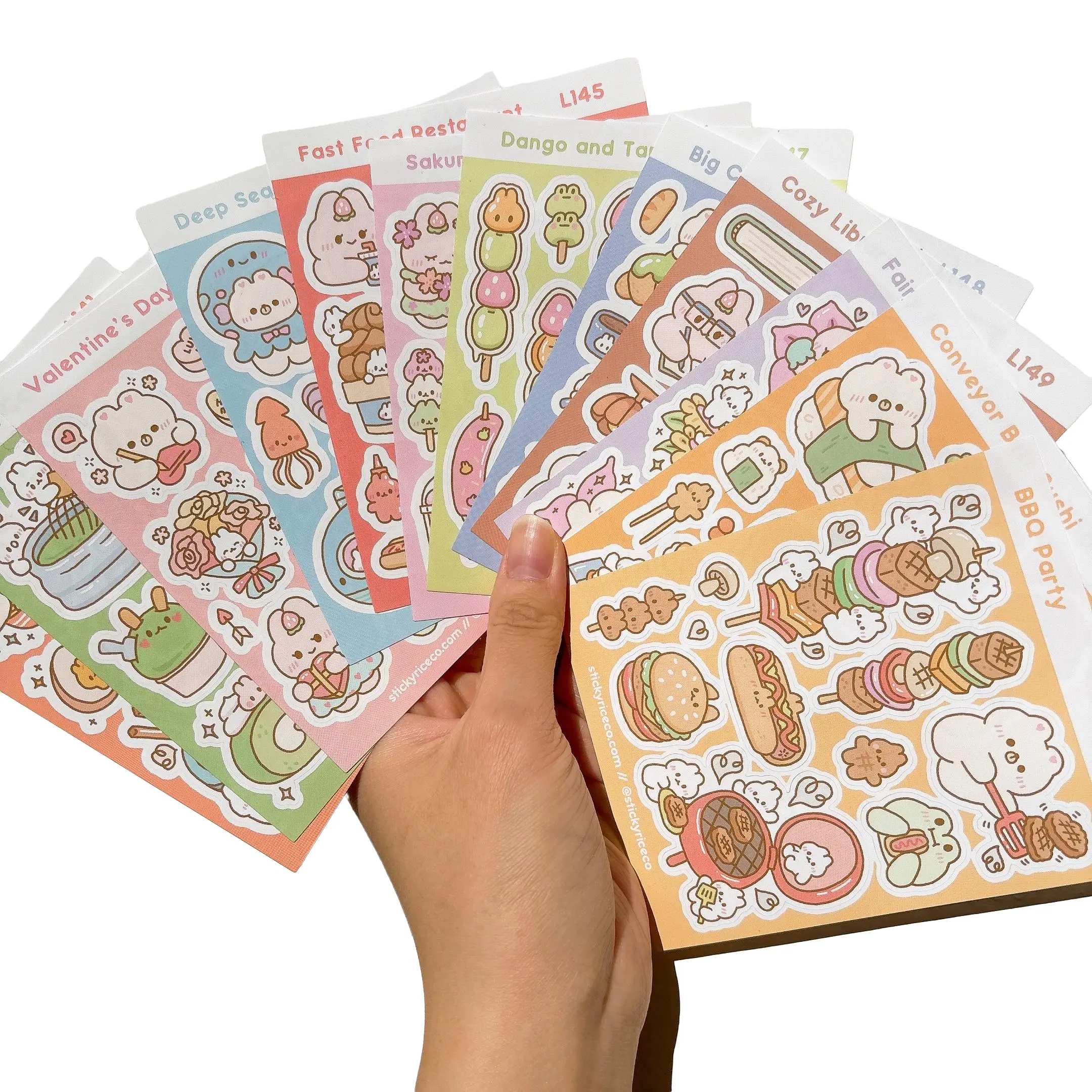 StickyRiceCo Spring 2024 Matte Sticker Sheets