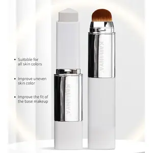 KAILINYA BLANC Cover Cream Stick V: Concealer Color-Changing Foundation Stick Light Makeup with Collagen Capsules, Includes Detachable Brush for Easy Application (0.45 oz)