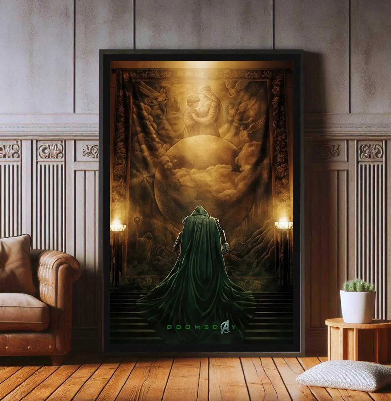 No Framed Avengers: Doomsday (2026) Movie Poster, High Quality Canvas Print, Popular Poster Prints for Wall Aesthetic Decor