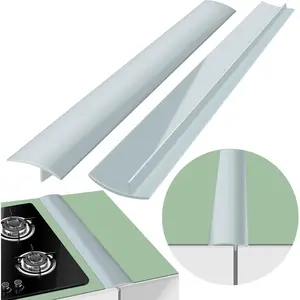Gap Filler for Stove and Counter - Kitchen Stove Counter Gap Cover  Gap Cover Between Stove and Counter 25 Inches Gray