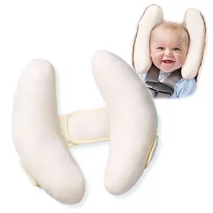 Adjustable Travel Pillow for Infant, Portable Head Support for Car Seats for Newborn, Neck Support Pillow for Baby, Headrest Pillows for Cars, Rest Baby's Head Comfortably