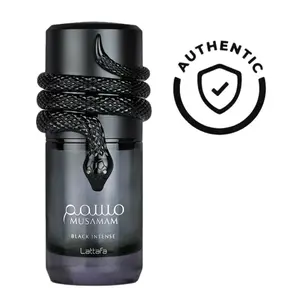 Lattafa Musamam Black Intense Eau De Parfum 3.4oz 100ML | Authenticity Guaranteed Made In UAE