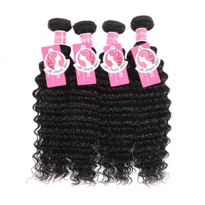 4 Bundle/Lot Deep Wave Brazilian Virgin Hair
