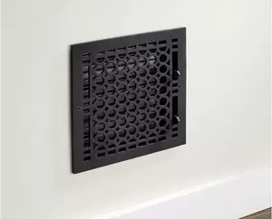 New 6" x 6" Cast Iron Honeycomb Floor Register by Signature Hardware