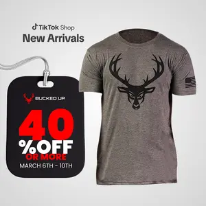 Bucked Up Flag T-Shirt Casual wear Tshirt for men Casual Menswear Fabric Soft Top Gym