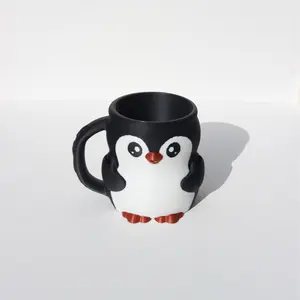 3D Printed - Penguin Ice cream cup holder Penguin Kitchen Utensils