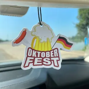 German Beer Festival Munich Oktoberfest Intercontinental Hotel Scent Natural Essential Oil Car Air Freshener, Long-Lasting 90 Days