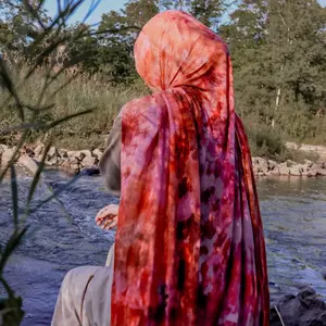 Modal hand dyed prints in MAGMA, ICE, & EARTH