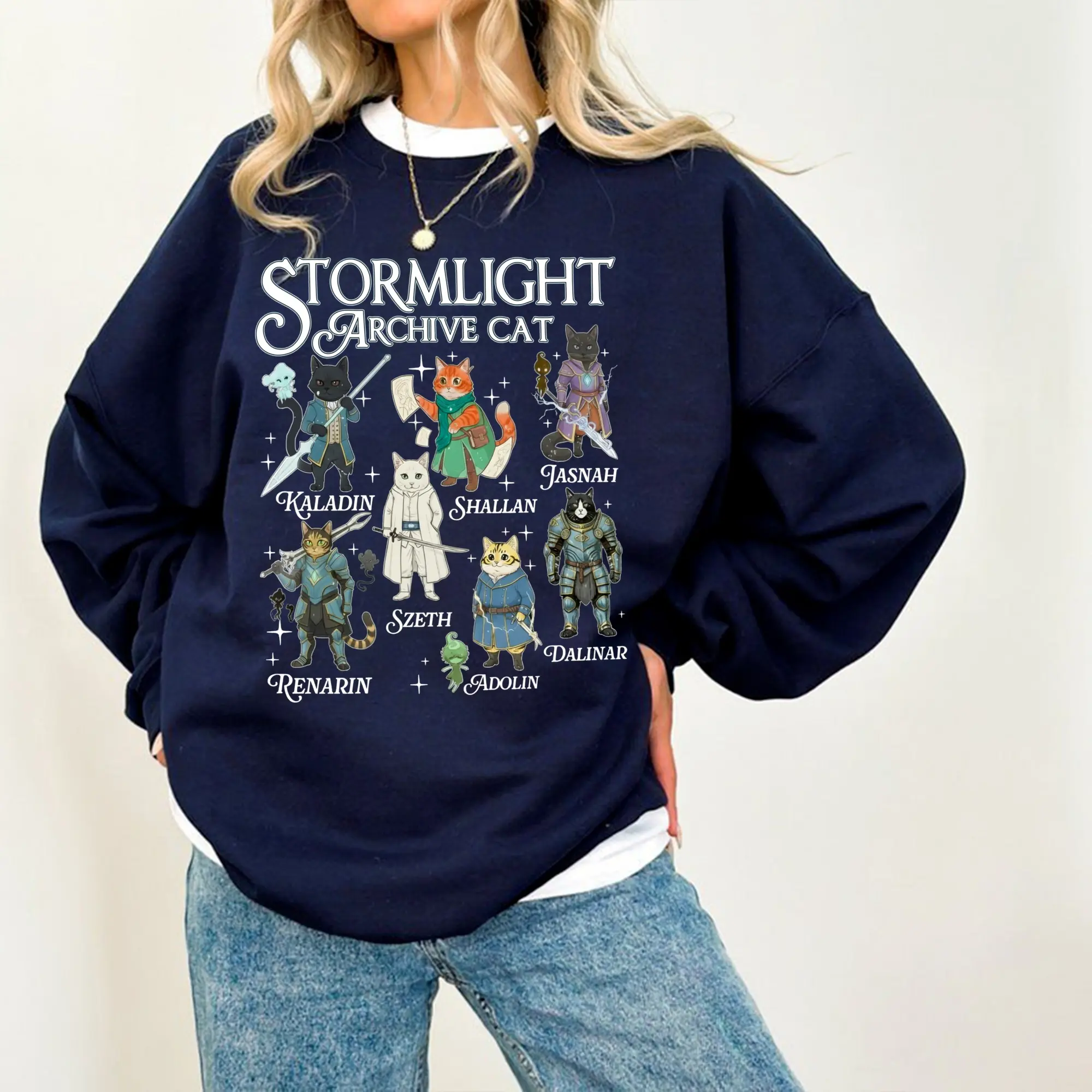 Stormlight Archive Cat Characters Shirt, The Way Of Kings Book Shirt, Stormlight Archive Fan Shirt,Sanderson Fan,Bookish Gift