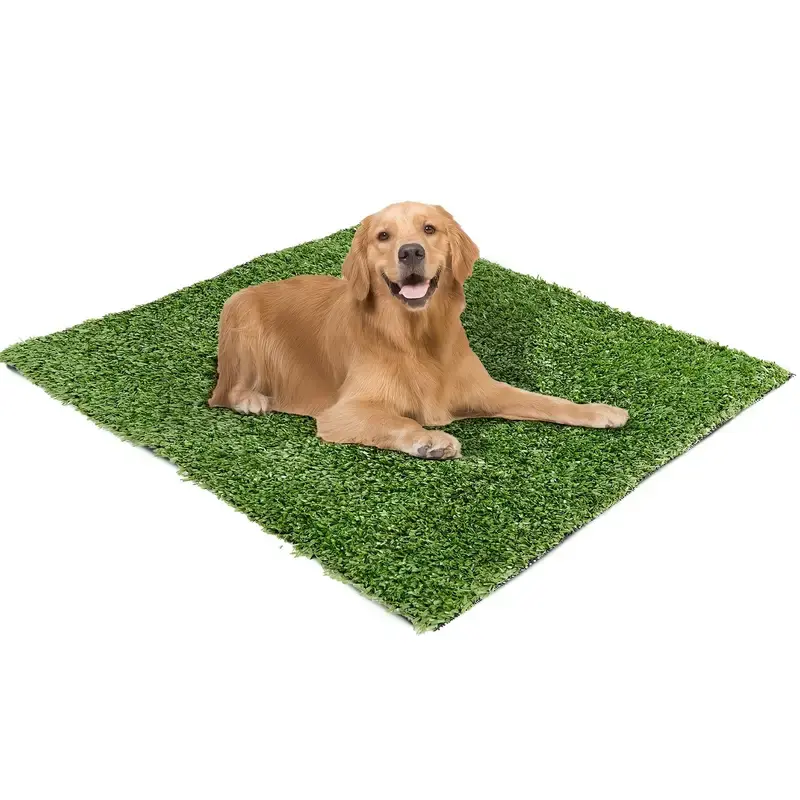 #LowMaintenanceDecor #OutdoorDecor Luxury UV-Protected Artificial Grass Rug - 1.38" Realistic Soft Fake Lawn for Indoor/Outdoor Garden, Balcony, Patio & Dog Area