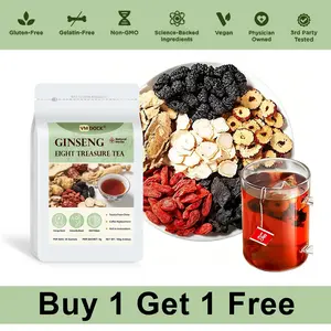 [Buy one get one free] Herbal Kidney Detox Tea | Ginseng Five Treasures Formula | Natural Men's Vitality & Kidney Care