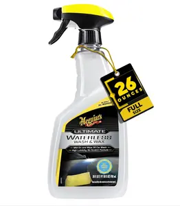 Meguiar's Ultimate Waterless Wash & Wax 26 Oz - Scratch-Free Car Cleaning Spray for Quick & Easy Detailing - 2-in-1 Cleaner and Protection